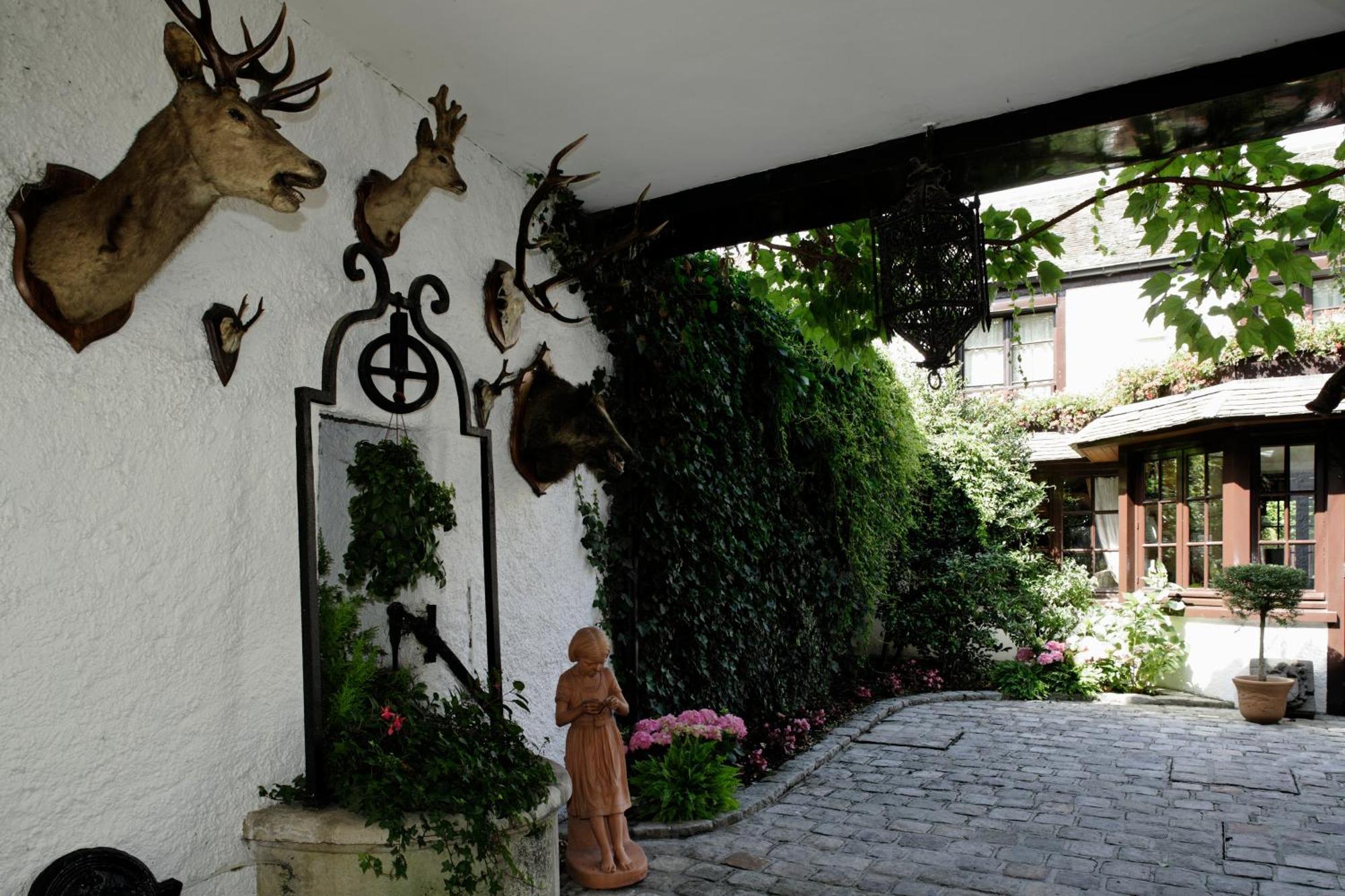 Hotellerie Du Bas-Breau Barbizon Bagian luar foto