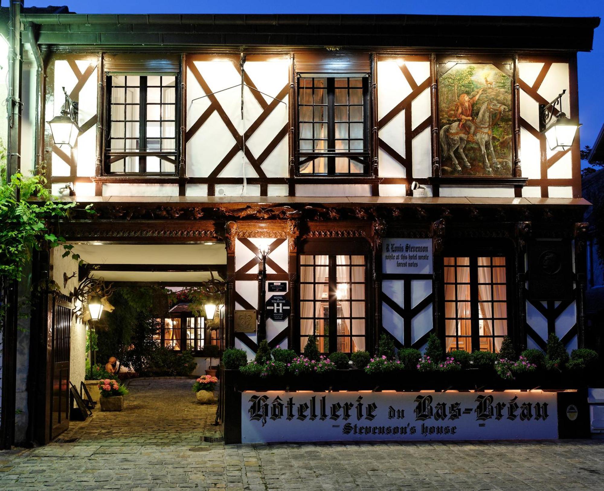 Hotellerie Du Bas-Breau Barbizon Bagian luar foto